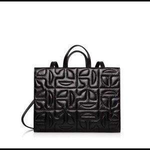 Telfar x Moose Knuckles Quilted Shopper Tote - Black - New. Sold out